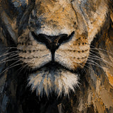 Umber Majesty - hand-painted oil painting on canvas