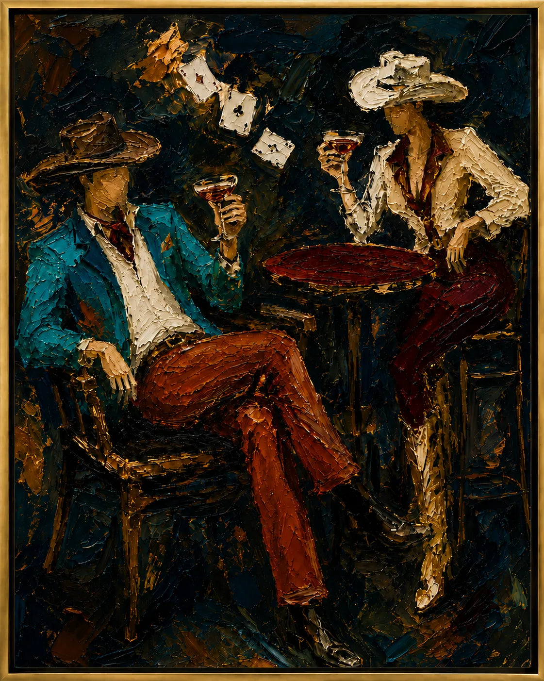 High Stakes at Dusk - artwork front view