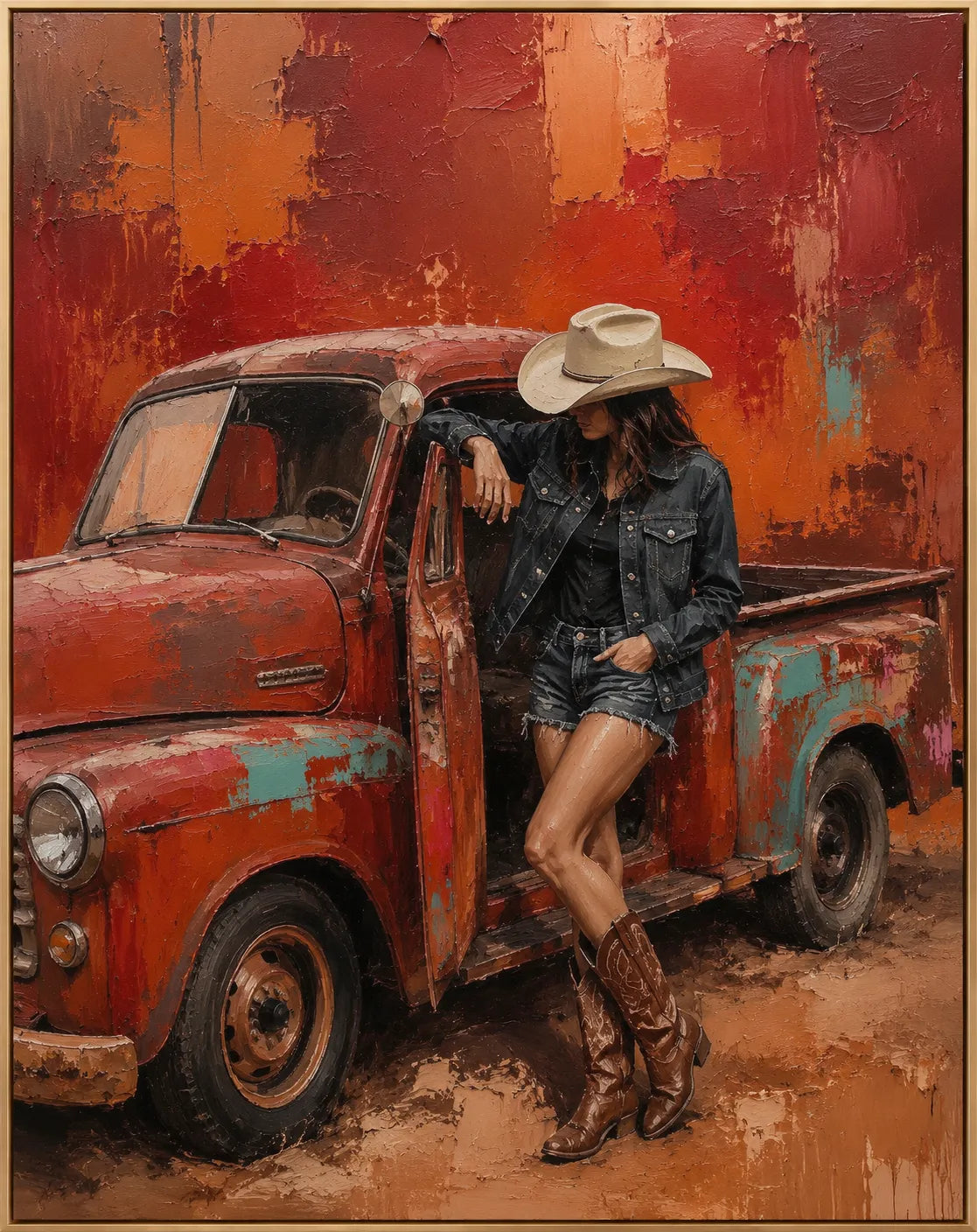Red Truck Renegade - artwork front view