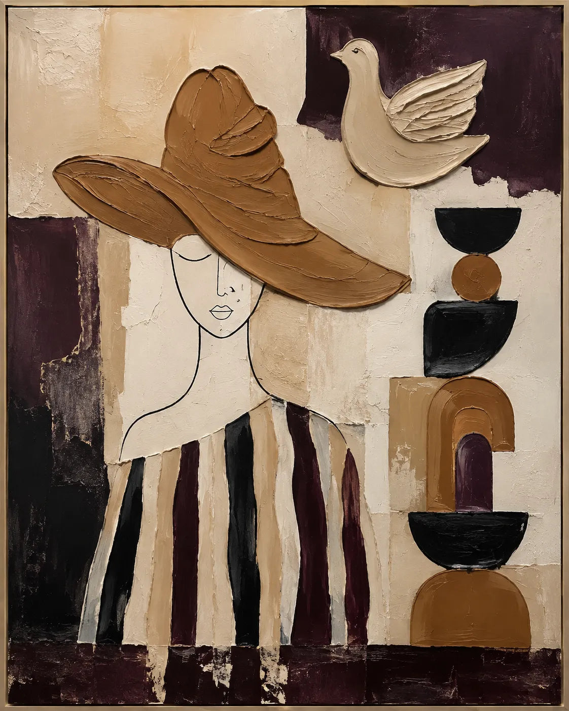 Dove Above the Brim - artwork front view