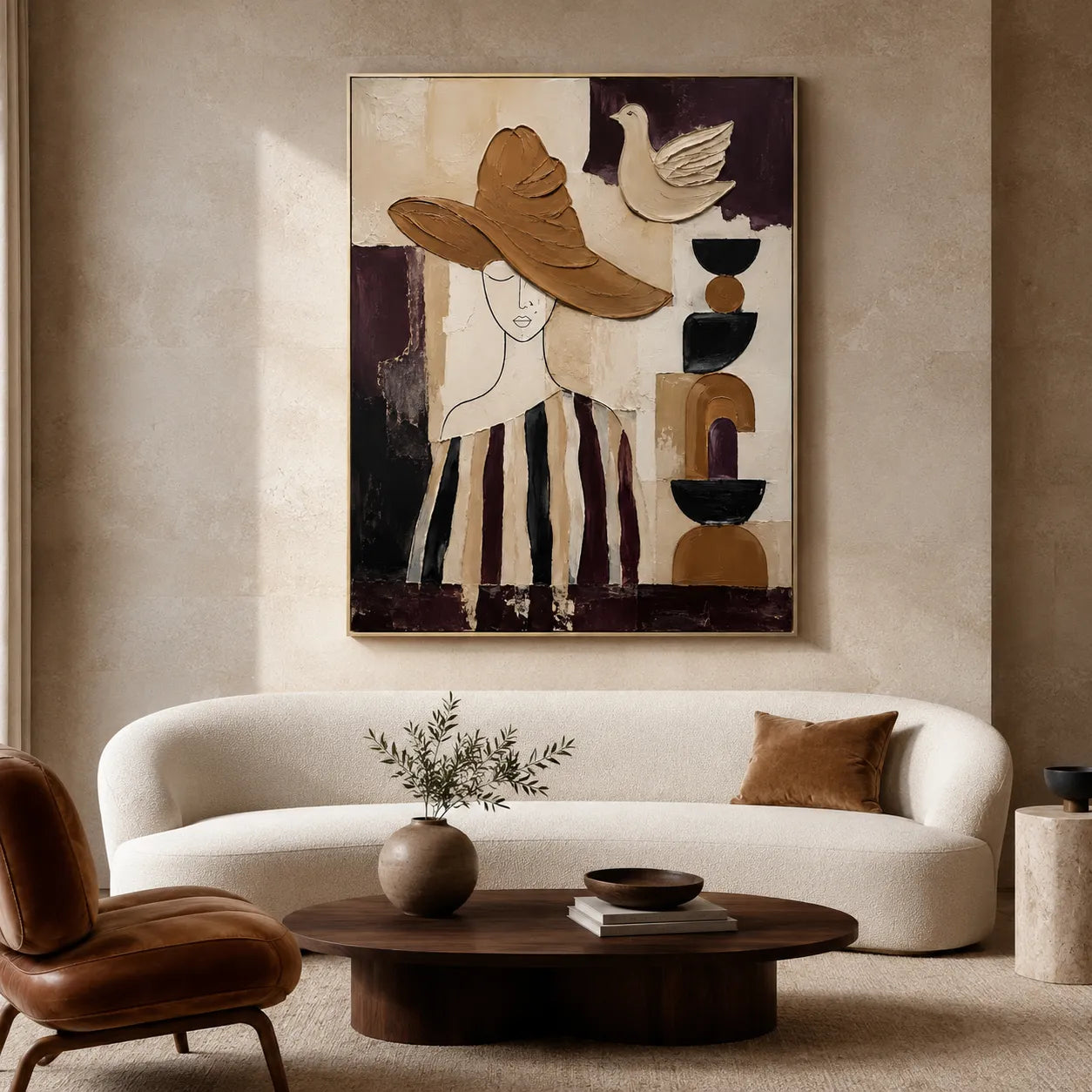 Dove Above the Brim - styled interior preview 1