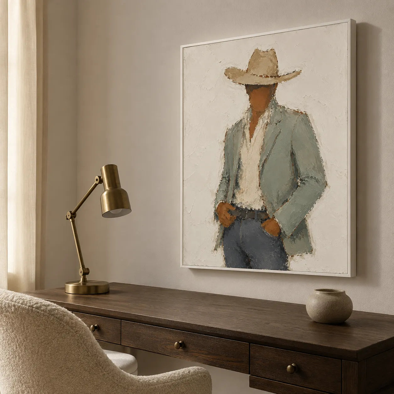 Powder Blue Drifter - styled interior preview 2