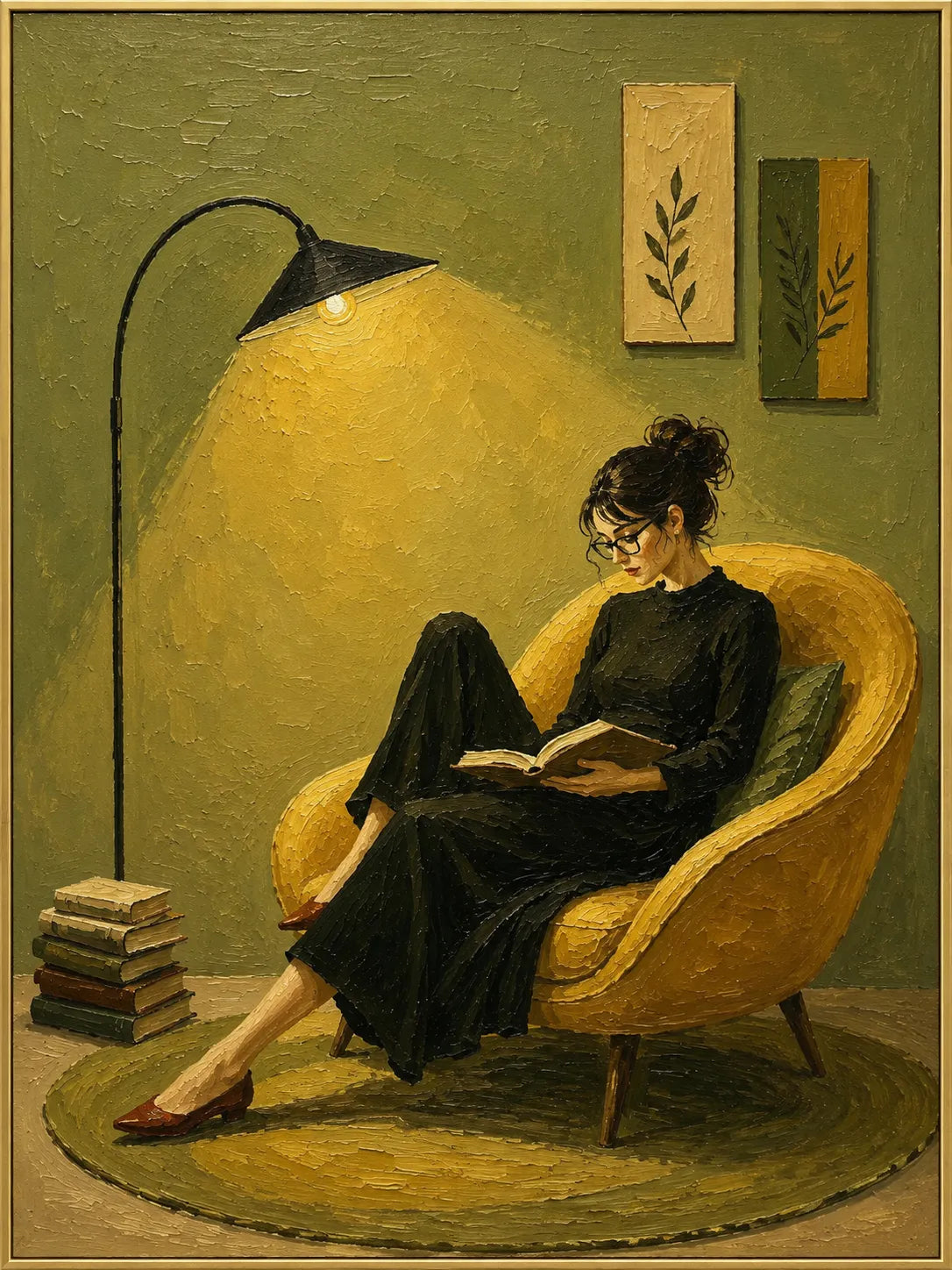 Lamplight Reader - artwork front view