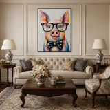 Whisker Bloom - hand-painted oil painting on canvas