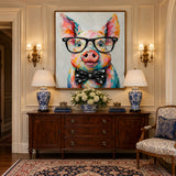 Whisker Bloom - hand-painted oil painting on canvas