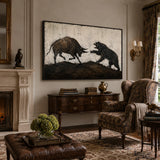 Wild Crossing - hand-painted oil painting on canvas