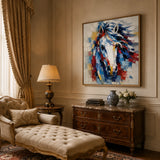 Windborne Spirit - hand-painted oil painting on canvas